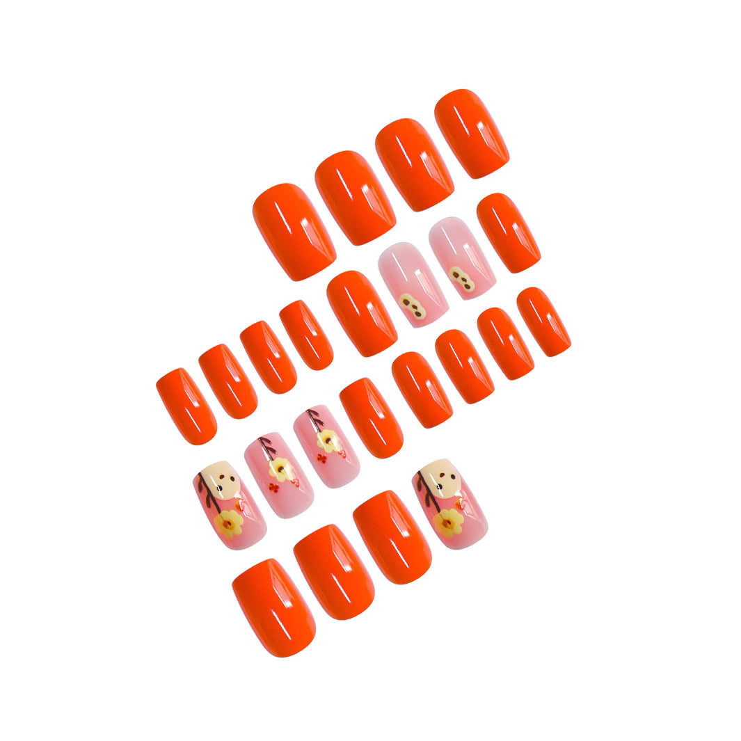 Artistic Floral Nail Art Bowlift