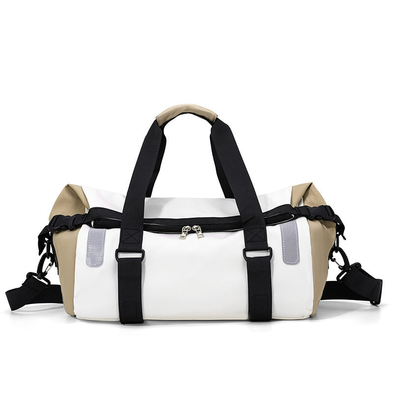 Multifunctional Sports Duffel Bag with Durable Material and Smart Compartment Design Bowlift