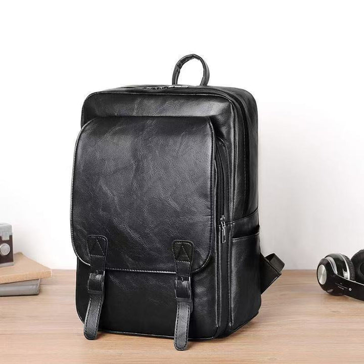 Leather Laptop Backpack Bowlift