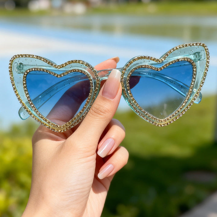 Glamorous Heart-Frame Sunglasses Bowlift