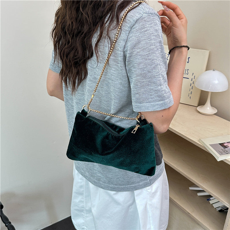 WoElegant Velvet Clutch Bag Bowlift