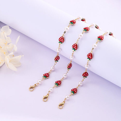 Strawberry Charm Necklace Bowlift