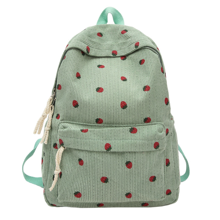 Backpack with Playful Fruit Pattern Bowlift