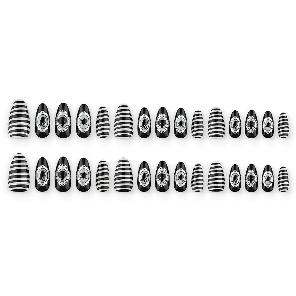 Artificial Nails in Creative Halloween Design Bowlift