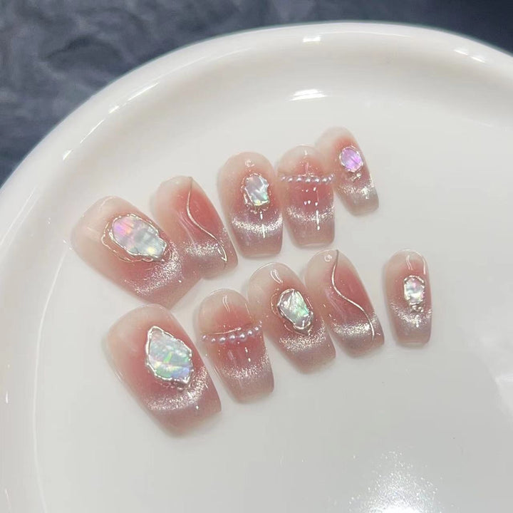 Glamorous Gemstone-Embellished Nail Art Set Bowlift
