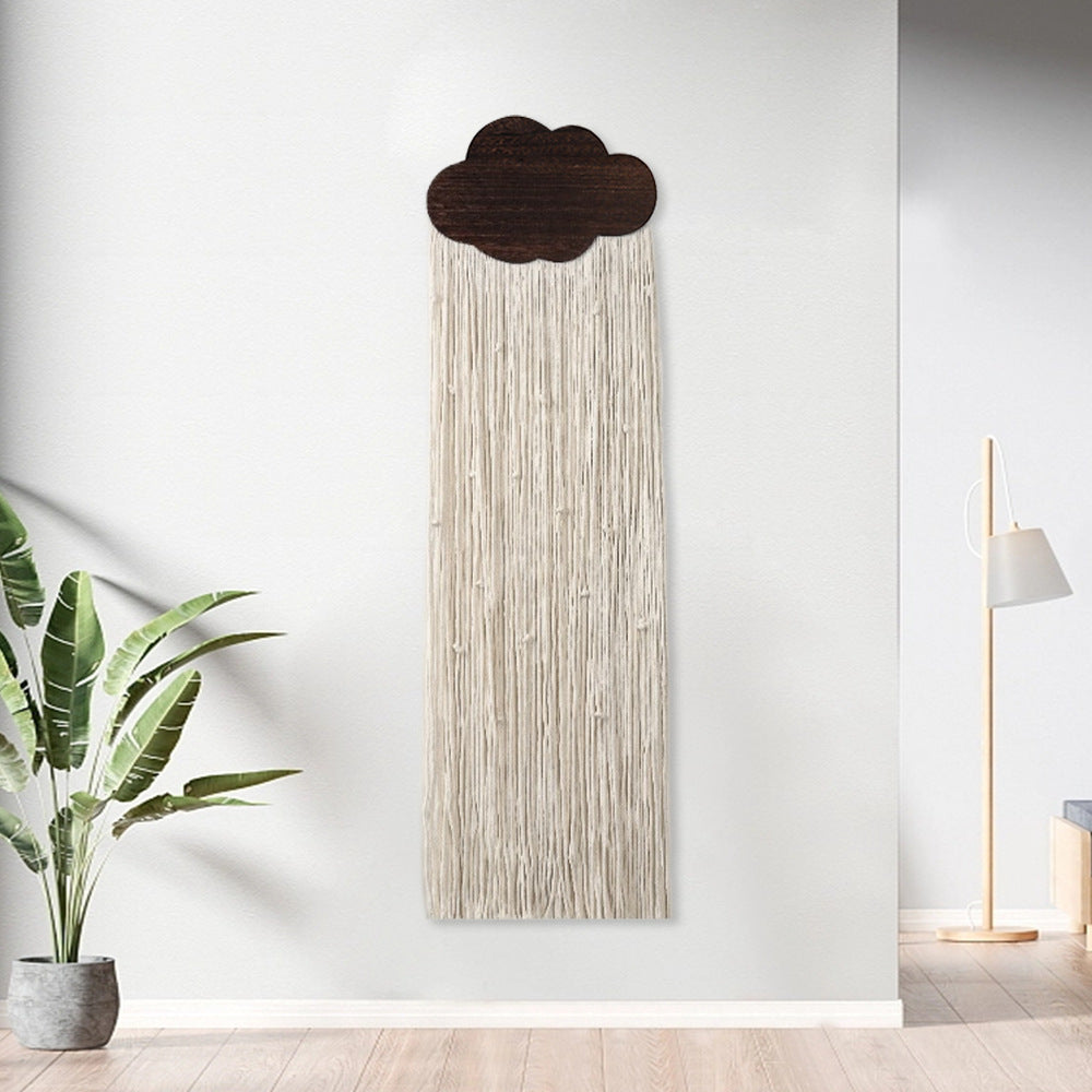Macrame Wall Decor with Cloud Motif Bowlift