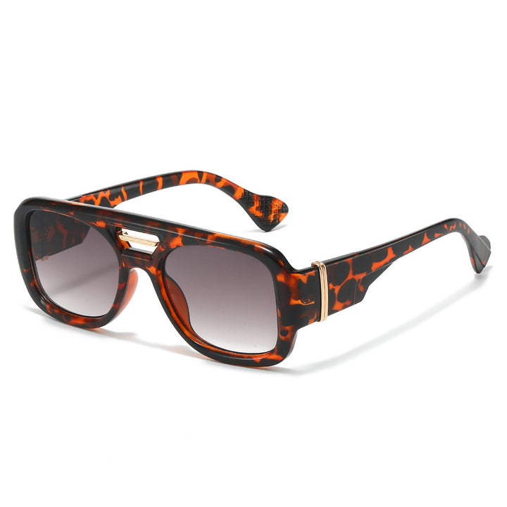Contemporary Oversized Rectangle Sunglasses Bowlift