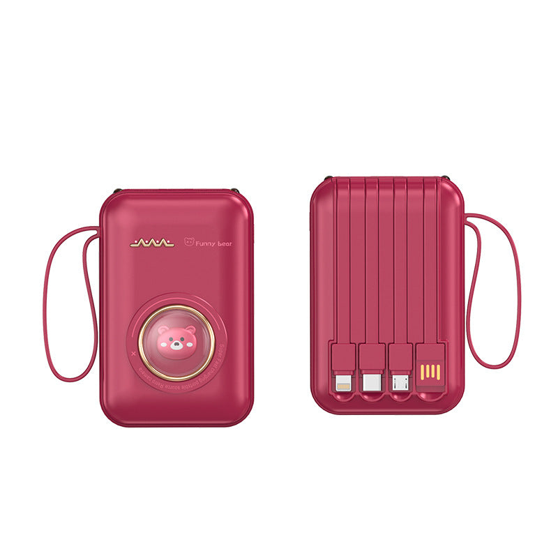Powerbank with Cute Bear Design By Bowlift