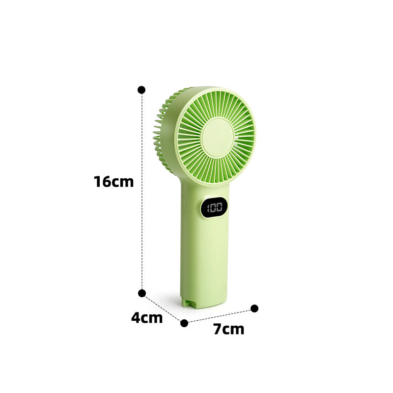 Ladies portable mini fan with 100 speed levels and LCD display Bowlift