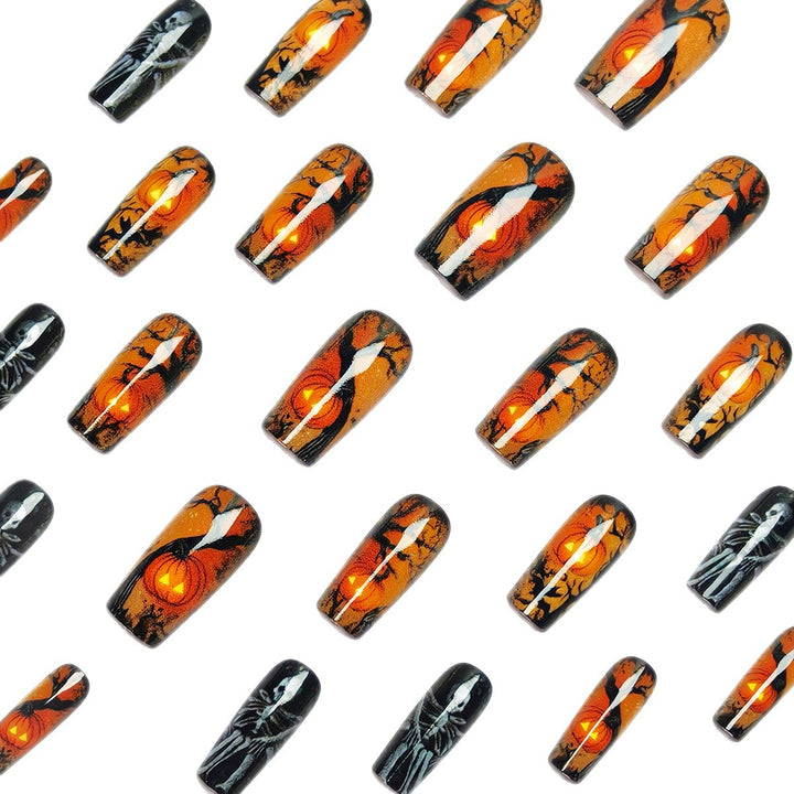 Artificial nails with Halloween design Bowlift