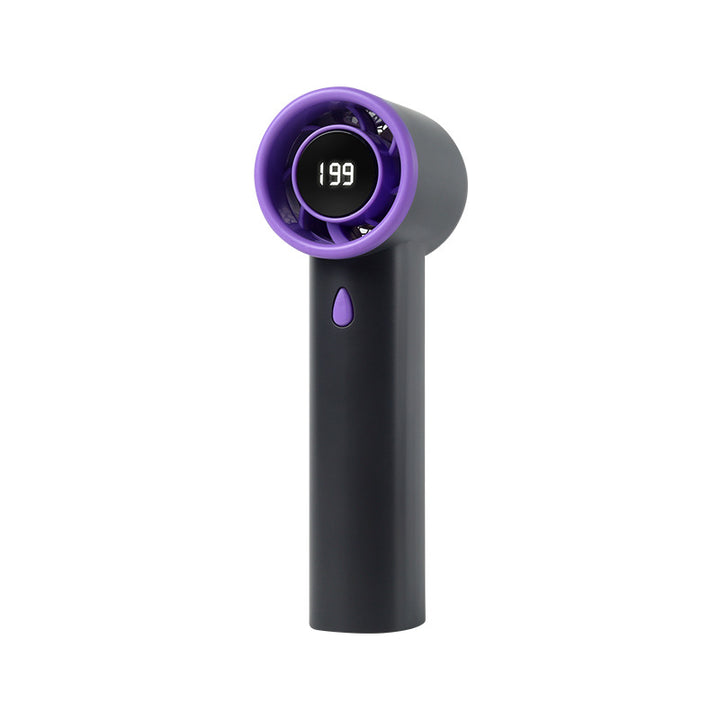 Unisex Portable Handheld Fan with Digital Speed Display Bowlift 1782010580