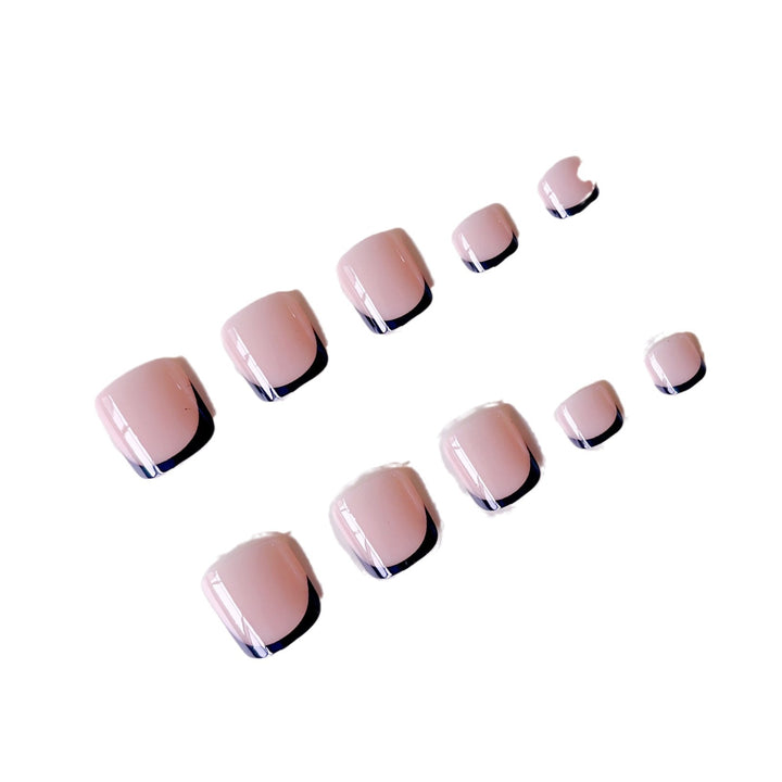 Artificial nail set with elegant tips and ombre effects Bowlift