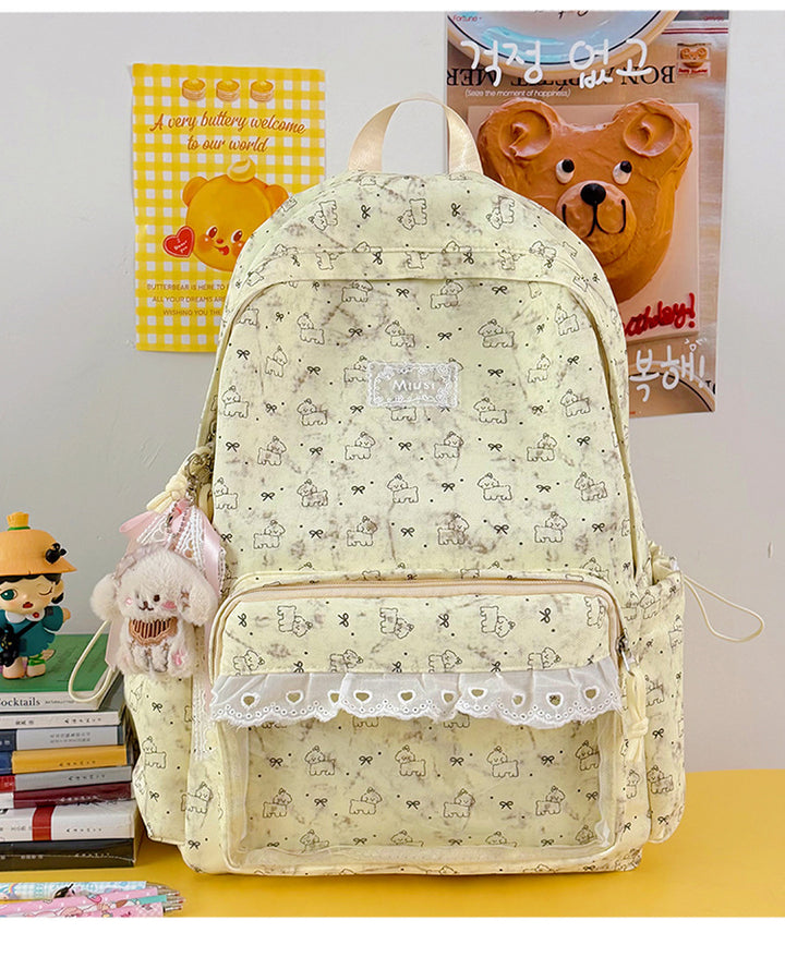 Cute Cartoon-Themed Daily Backpack