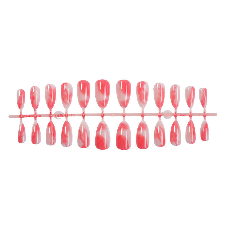 Nail set with marbled design Bowlift