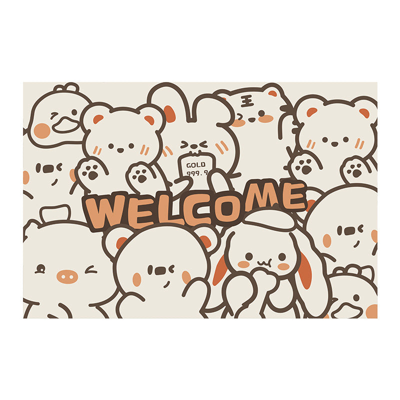 Cute Cartoon Animal Anti-Slip Bath Mat Bowlift