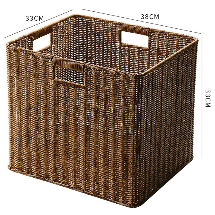 Unisex Spacious Storage Basket made of Woven Natural Material Bowlift