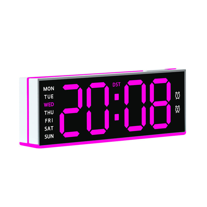Digital Alarm Clock with Multifunctional Display Bowlift