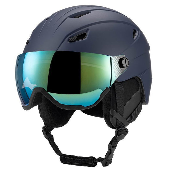 Snow Sports Helmet with Integrated Visor Bowlift