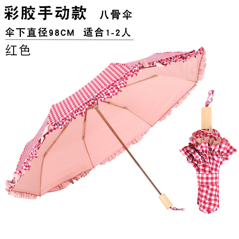Ladies sun protection umbrella Bowlift