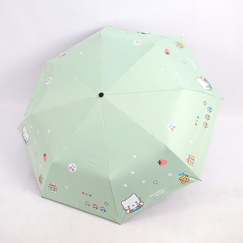 Ladies Colorful Umbrella Bowlift