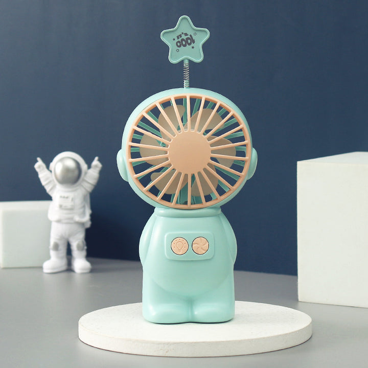 Unisex Portable Mini Fan in Playful Figure Design Bowlift