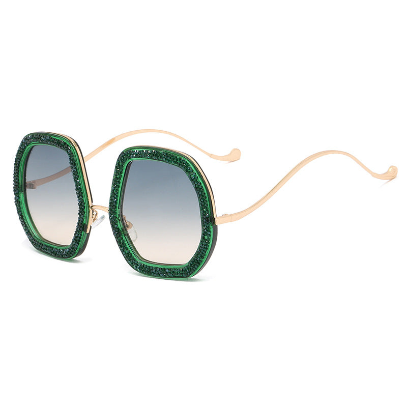 Ladies extravagant sunglasses with sparkling frame Bowlift