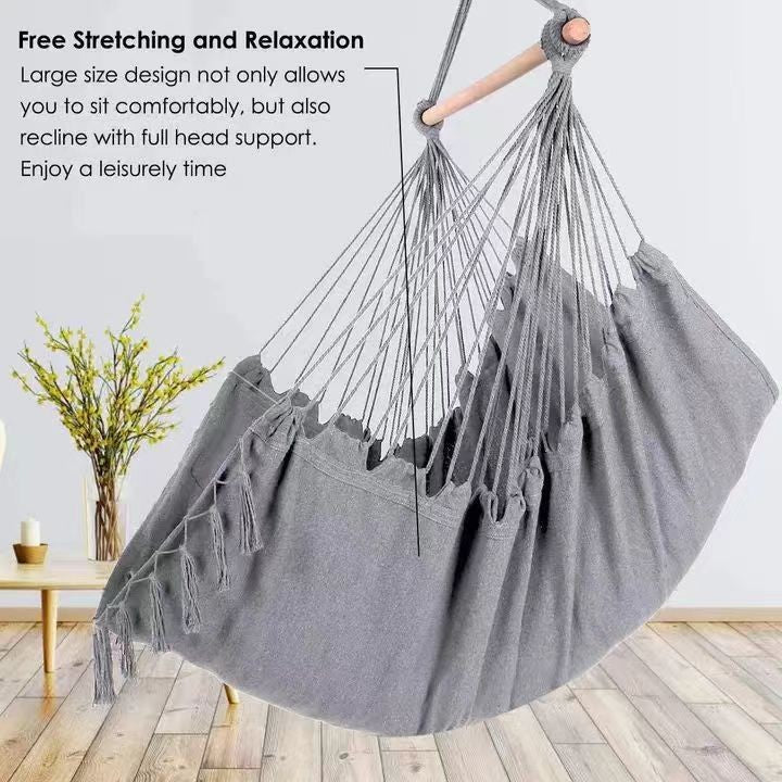 Hanging chair with pocket and cushion Bowlift