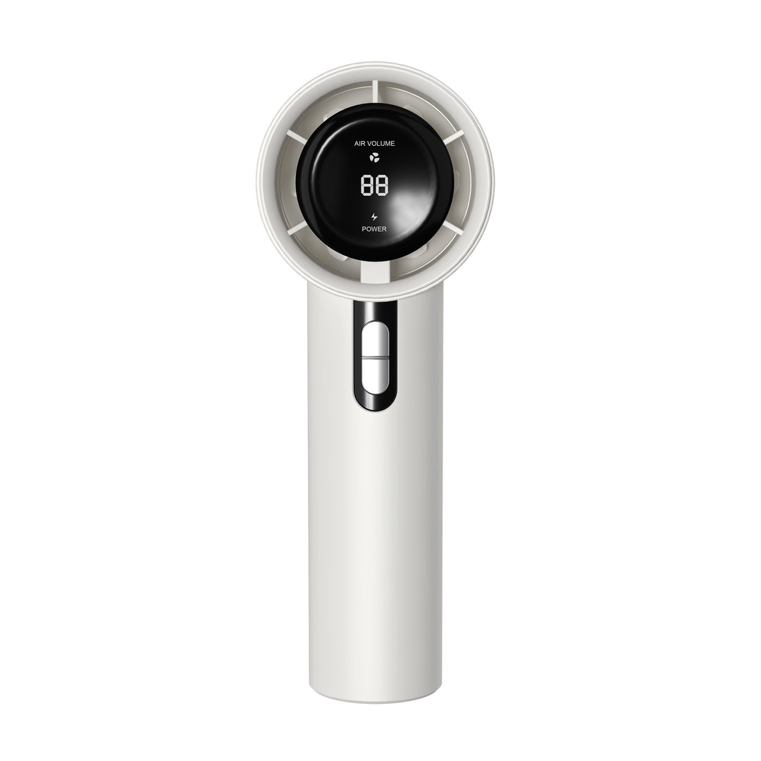 Cooling Multi-Speed Quiet Portable Rechargeable Handheld and Desktop Fan with LED Battery Display Bowlift