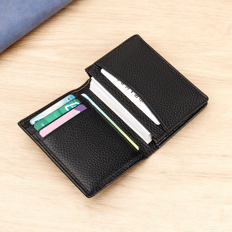 RFID-Blocking Leather Card Case Bowlift