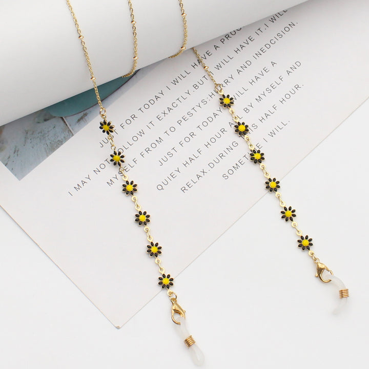 Floral Themed Eyewear Chain Bowlift