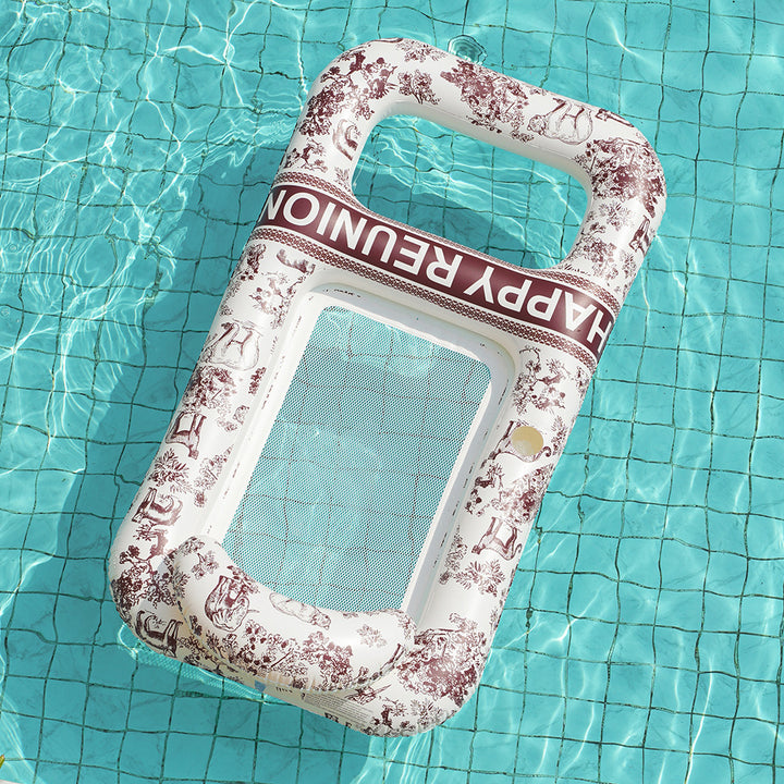 Unisex Elegant Swim Ring with Floral Designs Bowlift