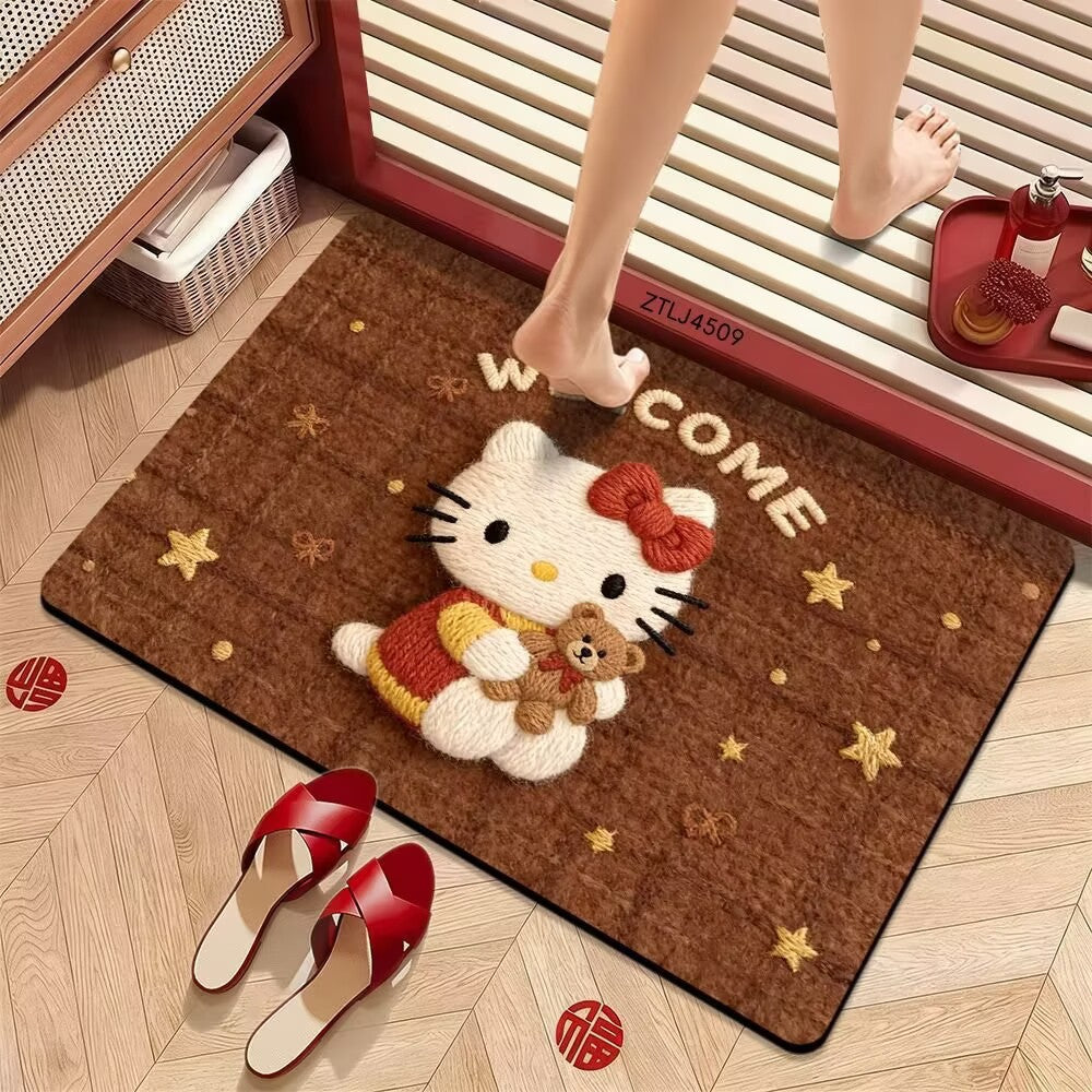 Cute Cartoon Theme Bath Mat