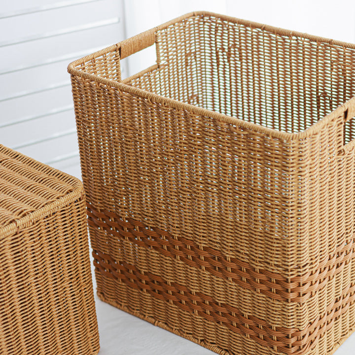 Woven Storage Cube Basket Bowlift