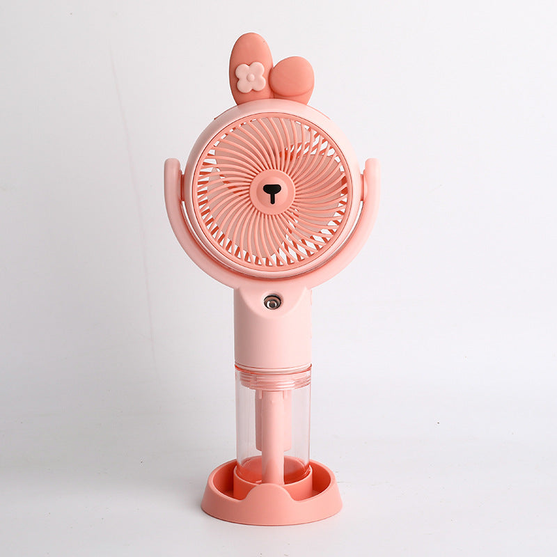 Women Portable Mini Hand Fan Bowlift