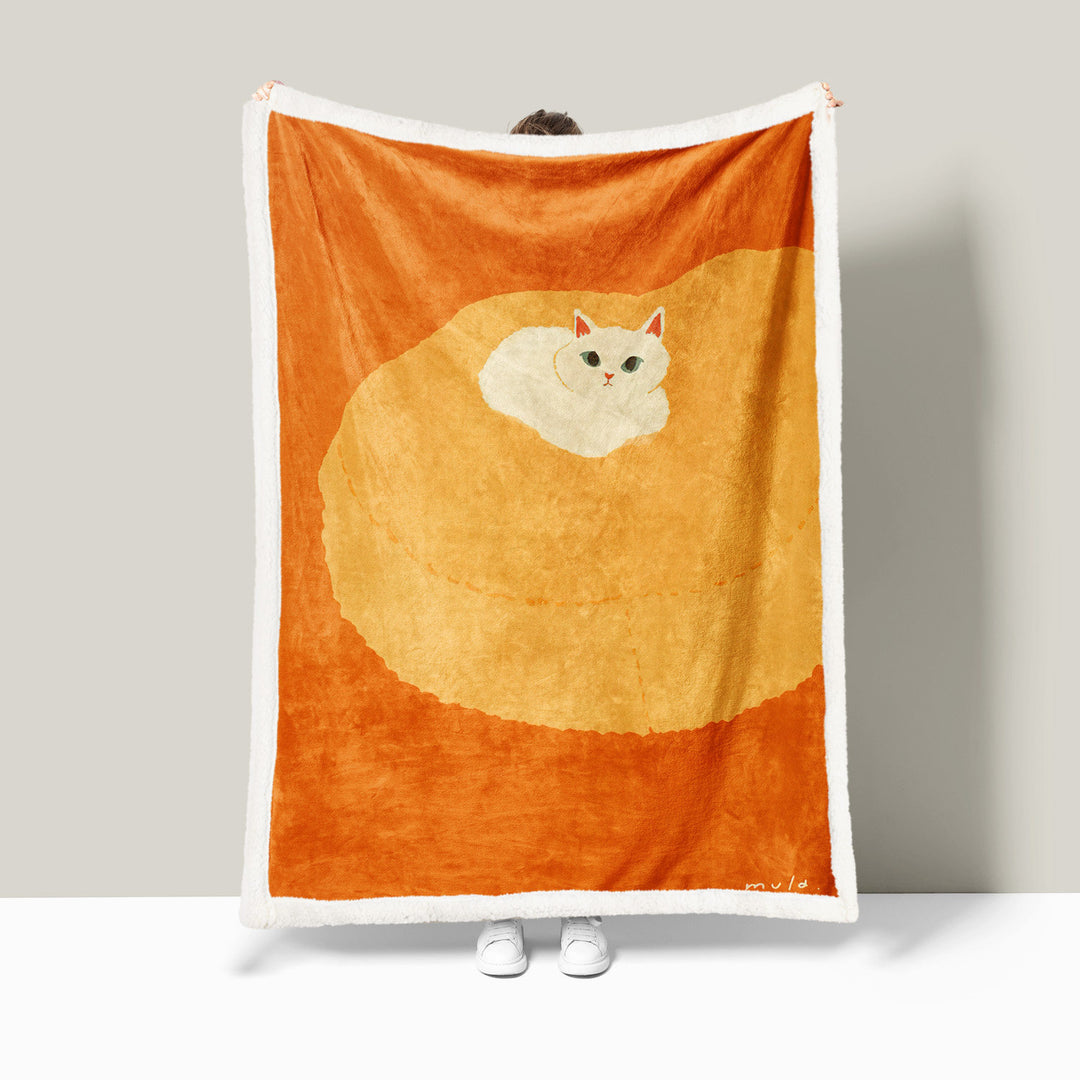 Cozy Cat-Themed Soft Plush Blanket