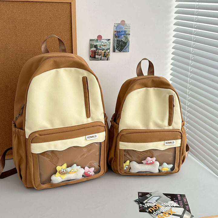 Stylish Clear Pocket Backpack