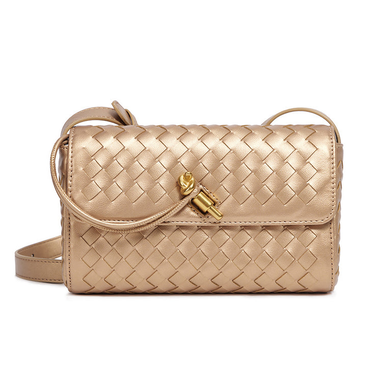 Woven Crossbody Clutch Bowlift
