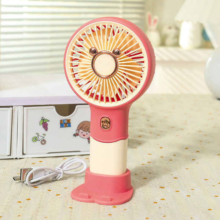 Women Portable Hand Fan with Innovative Animal Design Bowlift