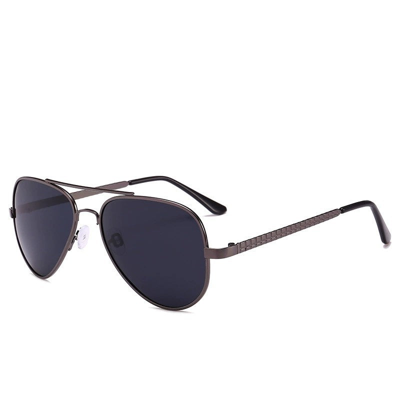 Men's Pilot Sunglasses with UV Protection and Trendy Metal Hinge Bowlift