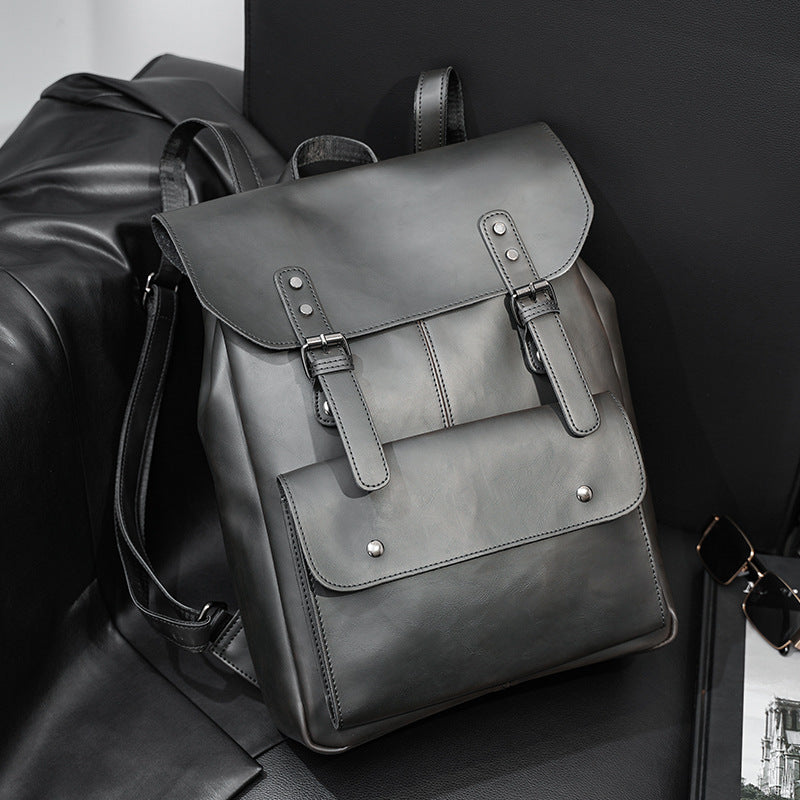 Elegant Backpack Made of Durable Faux Leather Bowlift