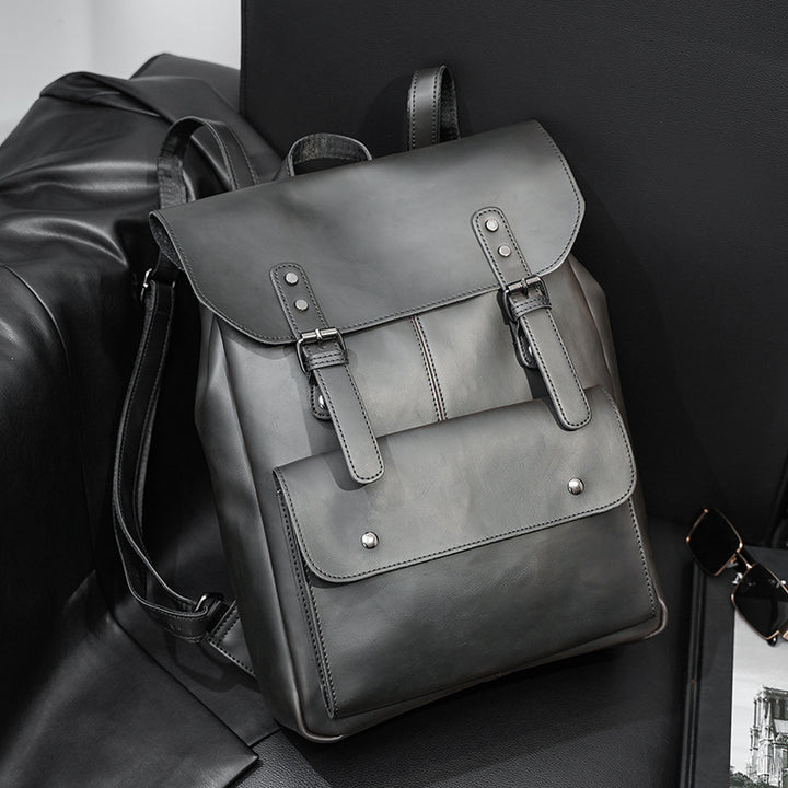 Elegant Backpack Made of Durable Faux Leather Bowlift