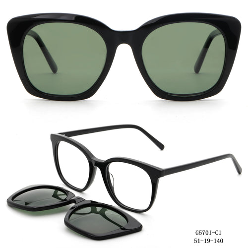 Ladies Retro-inspired sunglasses with detachable lenses Bowlift