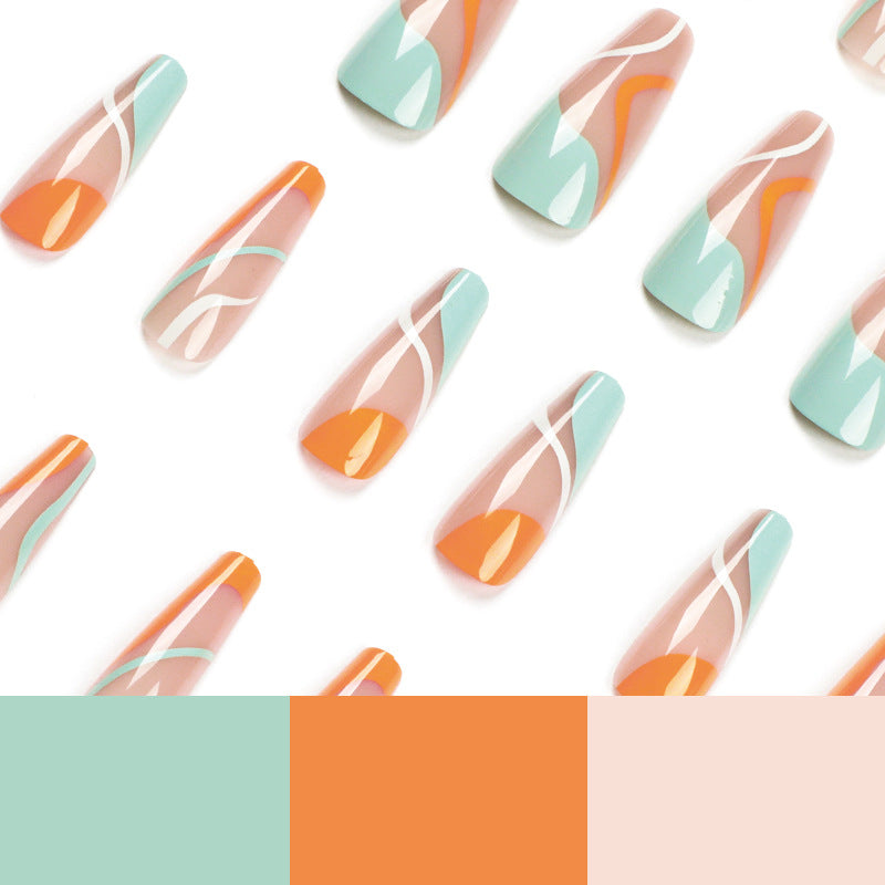 Artful Nail Art with Vibrant Color Gradients Bowlift
