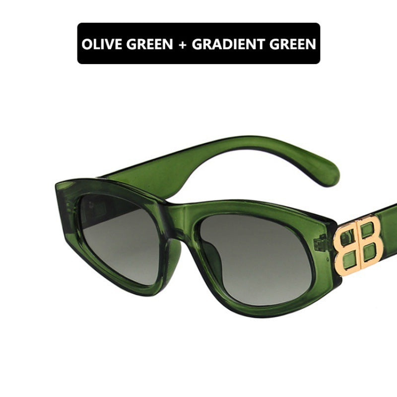 Ladies stylish cat-eye sunglasses with modern leopard pattern Bowlift