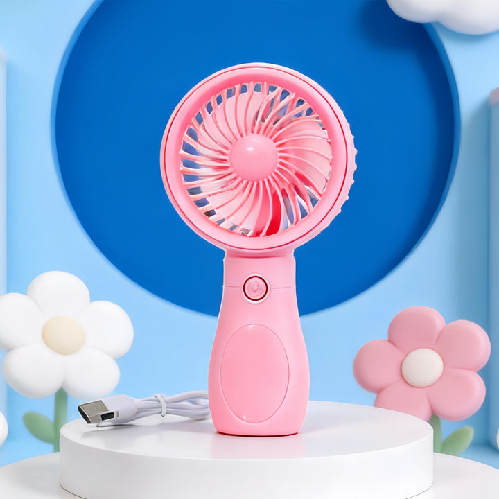 Women's portable handheld fan with USB connection Bowlift