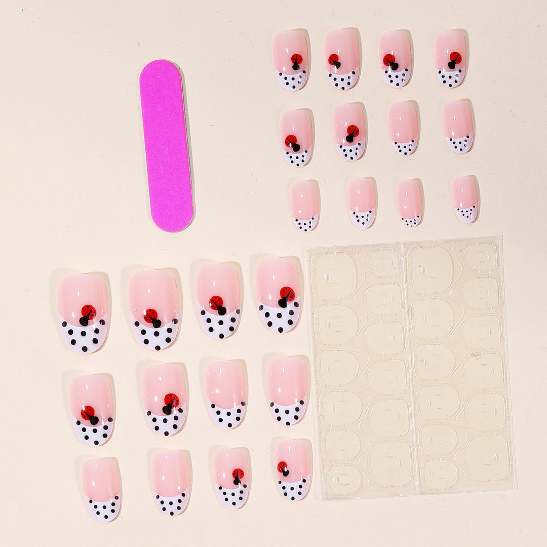Designer French Tip Nail Art Bowlift