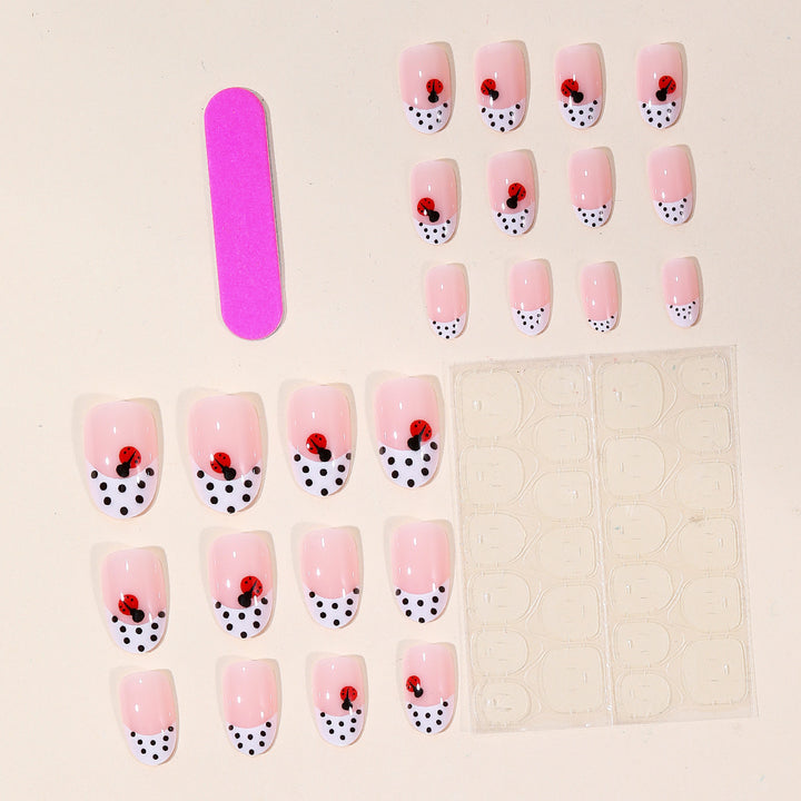 Designer French Tip Nail Art Bowlift
