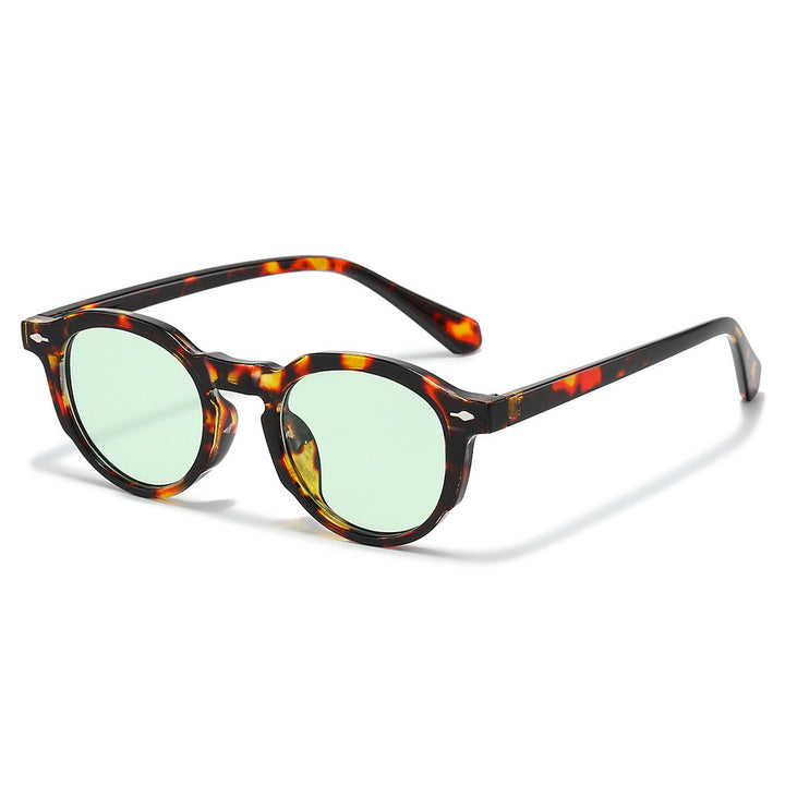 Stylish Retro Oval Frame Sunglasses Bowlift