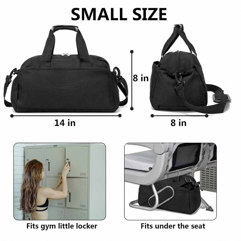 Sporty Travel Bag with Removable Shoulder Strap Bowlift