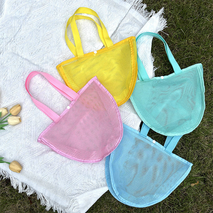 Durable mesh beach bag with wide straps Bowlift